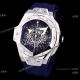 Japan Grade Hublot Sang Bleu II Chrono Watch Black Steel Blue Rubber Strap (2)_th.jpg